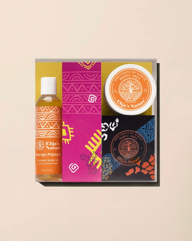 Morning Glory Gift Set in the scent Mango Papaya - #scent_Mango Papaya
