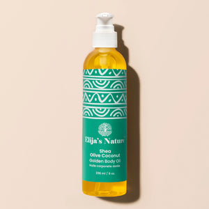 Golden Body Oil - #scent_Olive Coconut #size_8oz